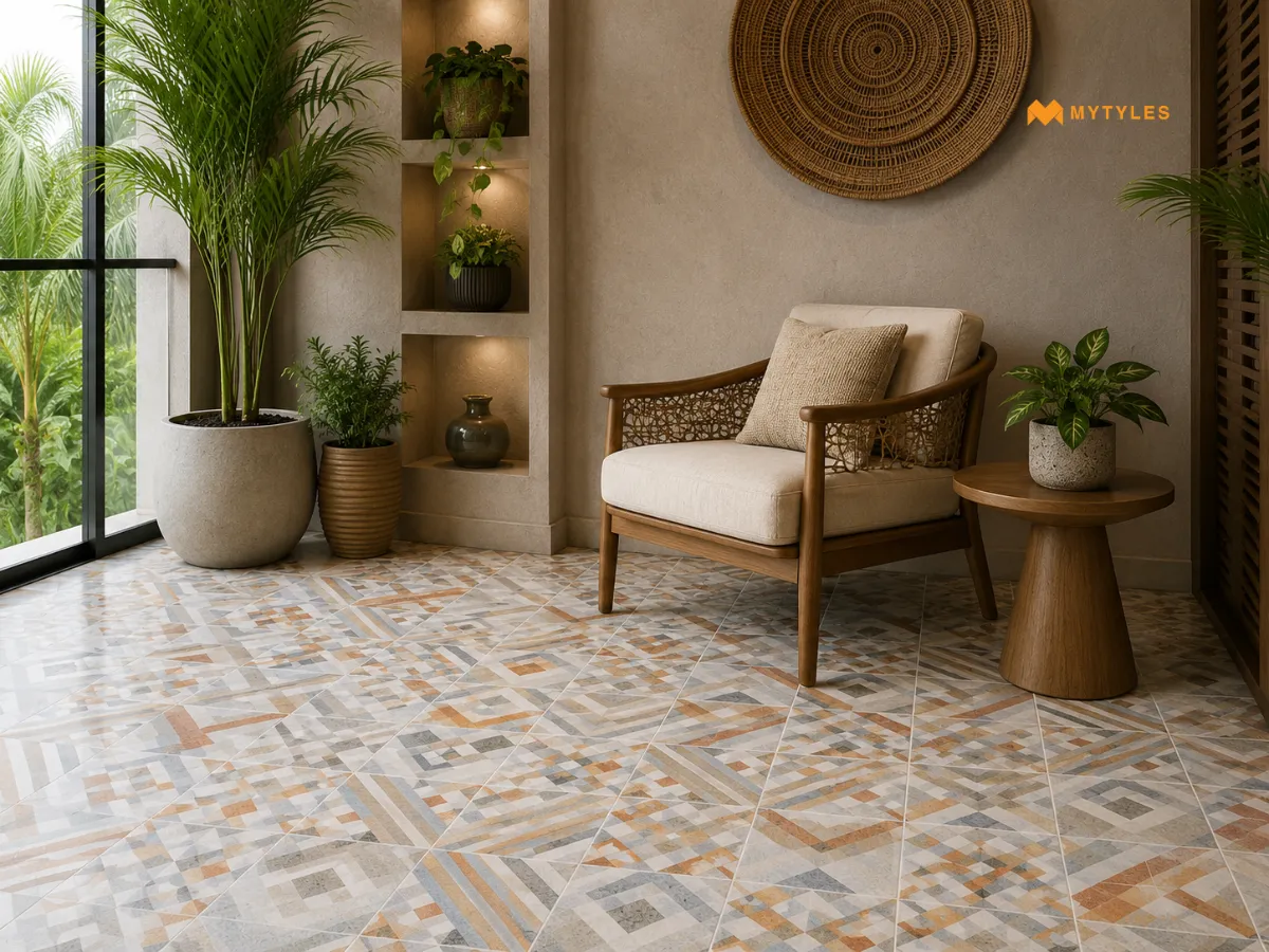 Mixed Pattern Moroccan Tiles